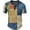 Blue, variant on Henley Shirts for Men 2026 Summer Casual Short Sleeve Waffle Knit Color Block T Shirts Work Shirt