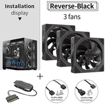 Pwm Controller Graphs LDPCSJ PrismFlow 120mm ARGB PWM Computer Case Fans, 6-Pack High Airflow ...