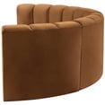 thumbnail image 6 of Meridian Furniture Arc Saddle Velvet Modular Sectional, 6 of 11