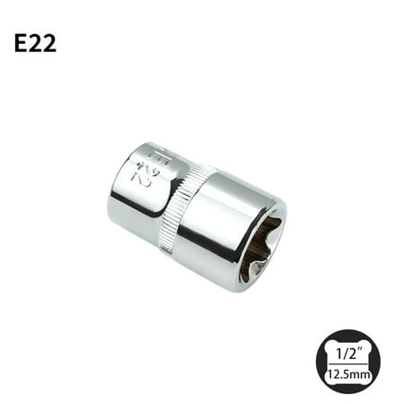

E Type Sockets 1/2 Tool Female Torx Socket For Ratchet End Wrench Head Hand Tools
