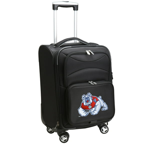 MOJO Black Fresno State Bulldogs 21" Softside Spinner Carry-On