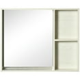 thumbnail image 1 of kleankin Medicine Cabinet with Mirror, Wall Mounted Bathroom Mirror Cabinet, 1 of 10