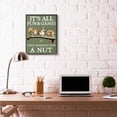 thumbnail image 4 of Stupell Industries Loses A Nut Funny Squirrel Animal Word Design Graphic Art Black Framed Art Print Wall Art, 24x30, by RetroRocket, 4 of 7