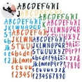 thumbnail image 3 of HGYCPP 5 Sheets Self Adhesive Craft Stickers Letters Number Stickers Home Art Product, 3 of 12