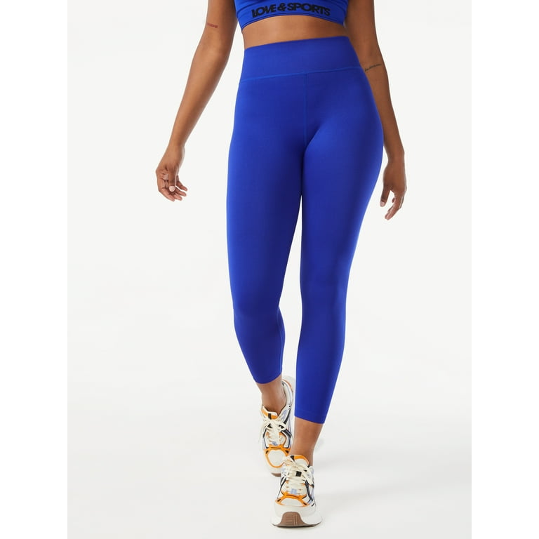 Love Sports Women s Seamless Ribbed Leggings Walmart