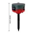 thumbnail image 3 of dgysar 360 Degree Solar Animal Repeller with Sound and Strobe Light Remote Control Predator Deterrent for Yard Garden Farm Protection A, 3 of 6