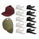 thumbnail image 2 of 1/10 piezas de ganchos adhesivos para sombreros, organizador de gorras para puerta, pared, armario, almacenamiento, 10, negro, 2 of 5