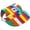 A001- Multicolor, variant on Dog Hats for Small Dogs, Dog Hats for Medium Dogs, Duck Canvas Fabric Pet Sun Hat, Dog Clothes Accessories for Outdoor Walking, Multicolor, 1 Pack