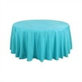 thumbnail image 6 of Efavormart 10 Pack Round Tablecloth, 120 Inch Stain & Wrinkle Resistant Washable Table Cloth, Decorative Polyester Fabric Table Cover for Banquet, Wedding, Dining- Turquoise, 6 of 10