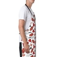 thumbnail image 3 of Fuzoiu Red Food Print Adjustable Waterproof Apron with Pockets,Waterproof Apron for Cooking, Gardening, and Art Projects, 3 of 8