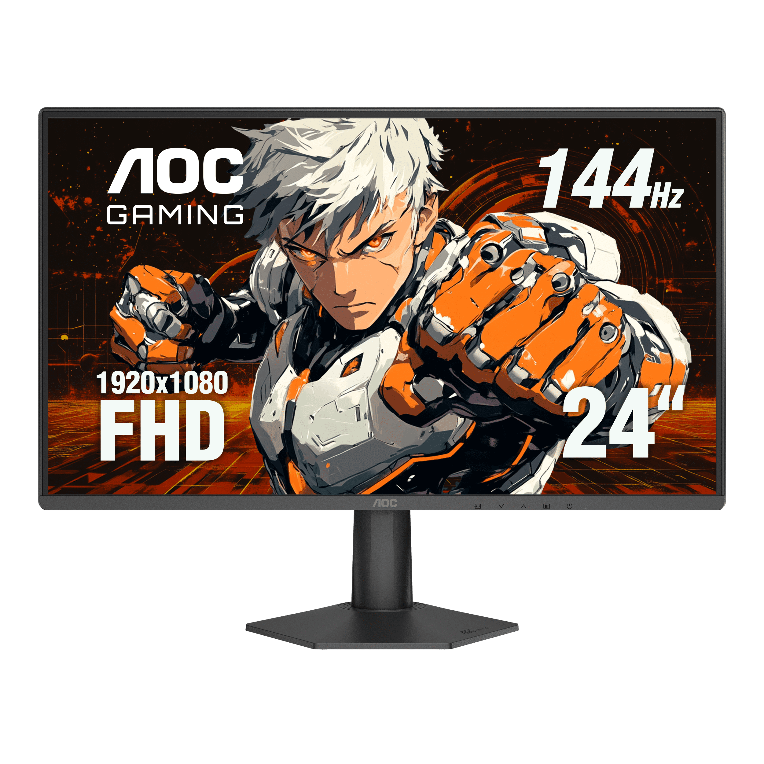 AOC 24G50F 24" 1920 x 1080 IPS 144Hz 0.5 ms Adaptive-Sync 1X DisplayPort 1.4, 1X HDMI 1.4 Gaming Monitor