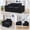 Black, variant on MOONMISS 80.3" Oversized Modular Sofa, Upholstered Corduroy 2 Seat Deep Seat Cloud Couch for Living Room Bedroom, No Assembly Required,Orange