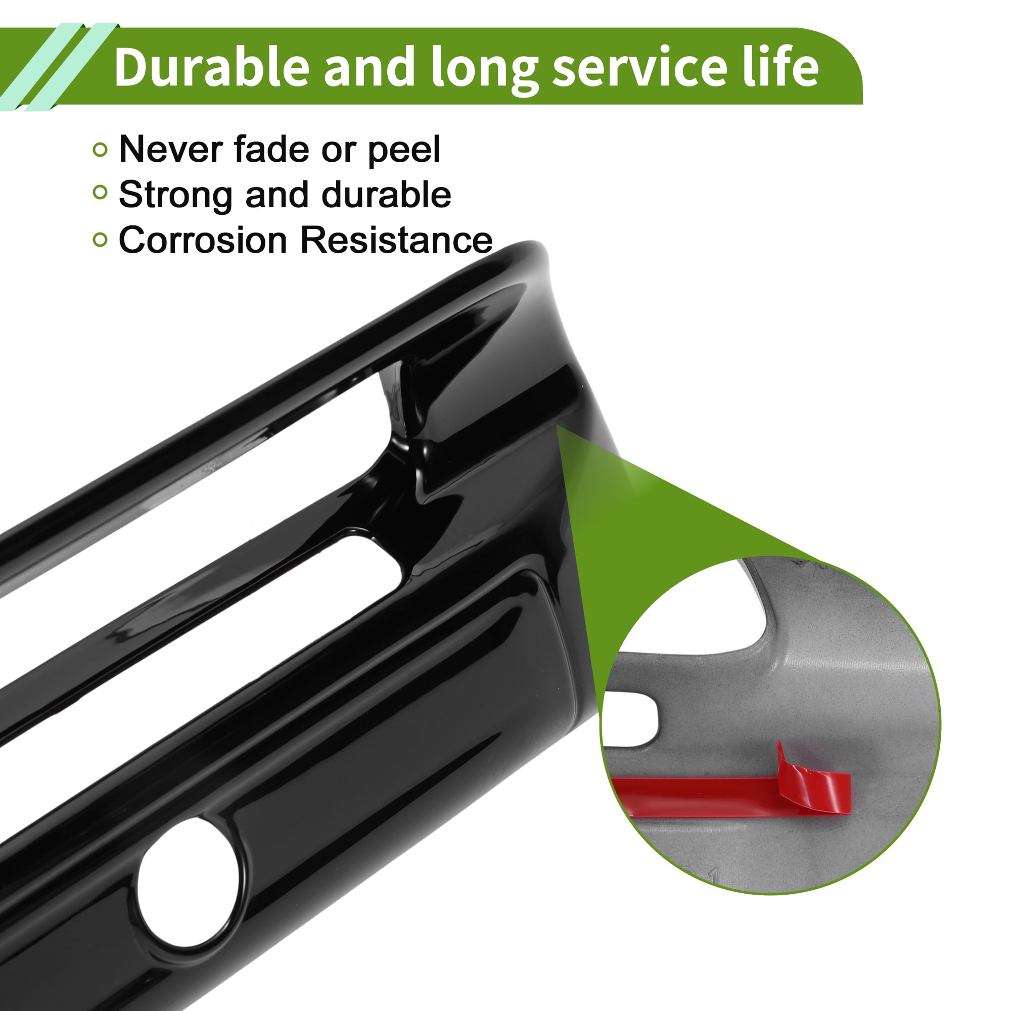 Unique Bargains Durable ABS Handle Cover Black for Dodge for Ram 1500 2500 3500 2019-2025