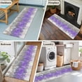 thumbnail image 5 of Runner Rug 2 x 6 Ft, Purple Grey Abstract Washable Non-Slip Floor Mat for Kitchen Hallway/Entryway, Gradient Geometric Graffiti Modern Art Long Kitchen Runner Area Rugs for Living Room, Low-Profile, 5 of 8