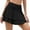 Black, variant on ZPYESWOW Black and White Bikini Women Swim Skirts Split Swimsuit Skirt Built in Swim Shorts High Waist Bathing Suit Bottoms for Women Plus Size Bikini Black XXl