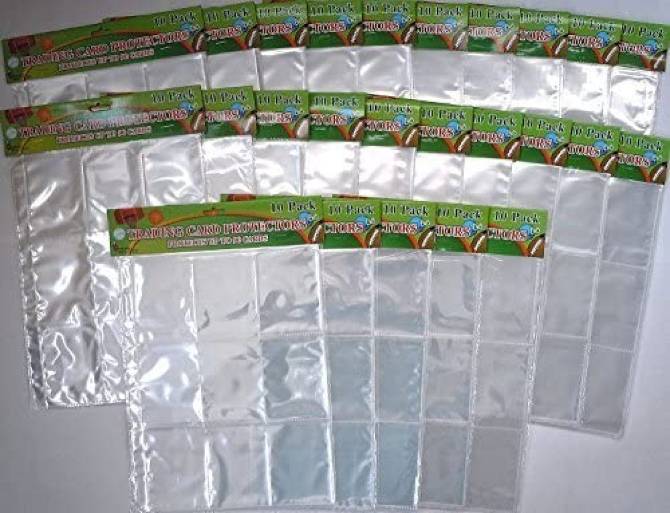 Good Old Values Trading Card Protector Sheets 9 Pocket X 250 Plastic 