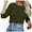 1#Green2, variant on Harpily Fuzzy Sweater For Women Cowl Neck Long Sleeve Sweaters Women's Fashionable Long Sleeve Pullovers Khaki S