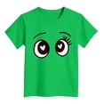thumbnail image 4 of enyan Boys T Shirts Unisex Soft Kids Crewneck Cotton Tshirts Short Sleeve Solid Girls Tee Shirts,Green,9-10 Years, 4 of 4
