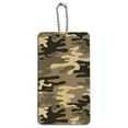 thumbnail image 1 of Snow Camouflage Wood Luggage Card Suitcase Carry-On ID Tag, 1 of 3