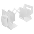 thumbnail image 3 of GOOHOCHY  Book Stand Storage Shelves Organizer Bookends for Decoration Office Staff White, 3 of 8