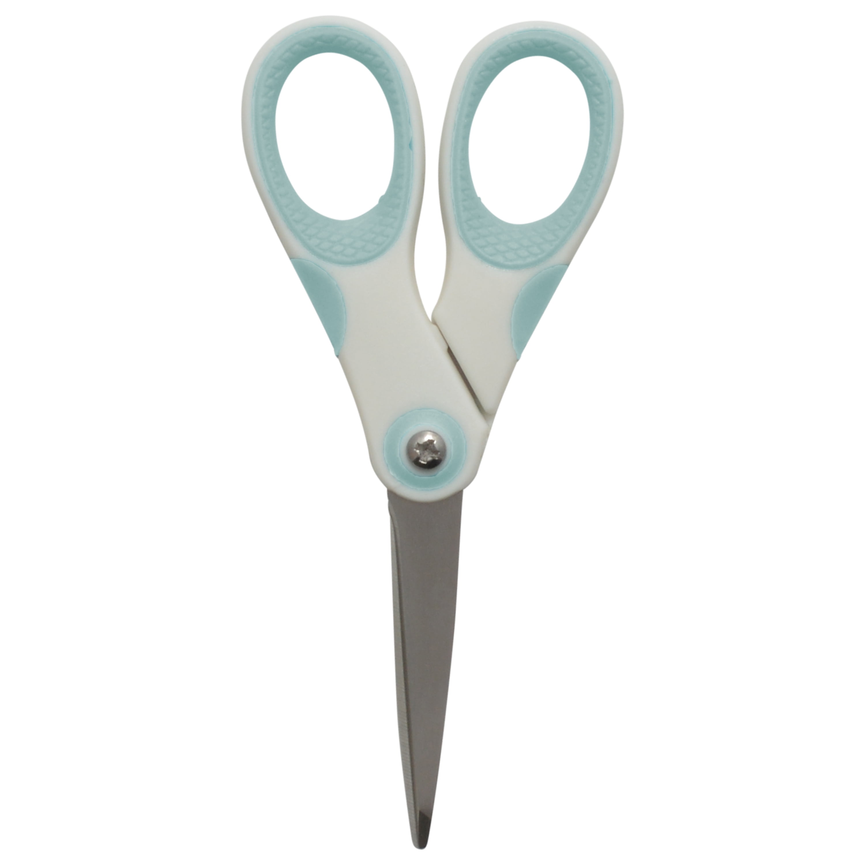 Westcott Carbo Titanium Non-Stick Scissors, 8, 7, 5, for Craft,  White/Blue, 3-Pack 