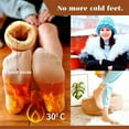 thumbnail image 4 of Women's Thermal Socks 5 Pairs - Thick Fleece Lined Winter Socks, Self-Heating Cold Weather Socks for Autumn, Winter, Snow, Outdoor Activities, 4 of 9