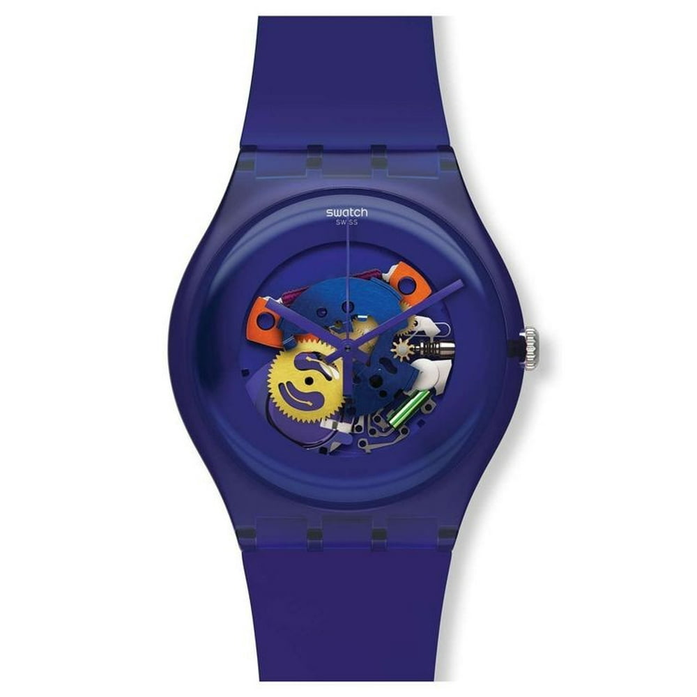 Swatch - Swatch Watch - Purple Lacquered Watch Suov100 - Walmart.com ...