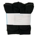 thumbnail image 3 of Sof Sole Kid's Comfort Crew Socks, Black, Youth Small, 6 Pairs, 3 of 3