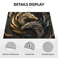 thumbnail image 3 of Yiaed Vintage Metal Dragon Print Highly Absorbent Microfiber Kitchen Counter Mat, Dish Drying Pad for Dishes, Utensils, Pots and Pans, Large 18" x 24", 3 of 7