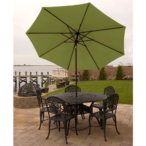 Bliss Hammocks 9' Aluminum Market Umbrella with Crank and Tilt Features by Bliss Hammocks