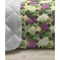 thumbnail image 3 of Philodendron Down Alternative Comforter, Vivid Tropical Phalaenopsis Flowers Monstera Leaves, Microfiber Quilt for All Season, 5 Sizes, Dark Magenta Blush, by Ambesonne, 3 of 3