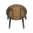 thumbnail image 5 of 44 x 44 in Round Top Solid Wood Dining Table in Hickory/Washed Coal, 5 of 6