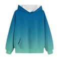 thumbnail image 6 of Wonitaaizi Cute Tie Dye Graphic Hoodies for Teen Girls Gradient Clothes for Girls (9-10 Years,Blue), 6 of 6