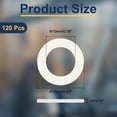 thumbnail image 2 of Arandelas Planas de Nylon Uxcell ID OD Grosor Blanco M10x16mmx1mm 120 paquete, 2 of 7