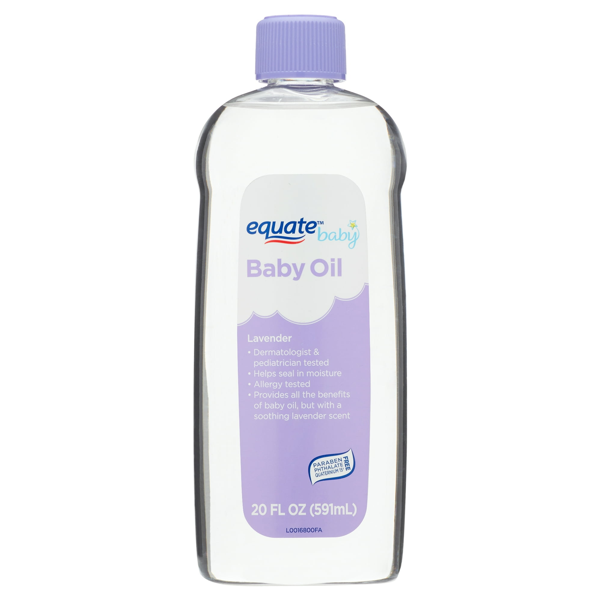 Equate Baby Oil, Lavender, 20 fl oz