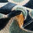 thumbnail image 4 of Unique Loom Belize Outdoor Collection Area Rug - Dangriga (6' x 9' Rectangle Blue/Orange), 4 of 7