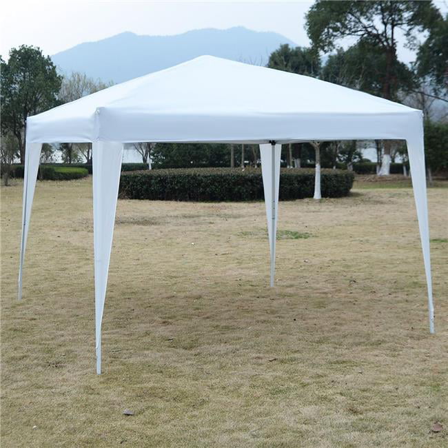 10'x10' FT EZ Pop Up Canopy Tent Patio Wedding Party Tent Gazebo Outdoor White 