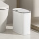 thumbnail image 3 of Bearachild Elegante cubo de basura automático para baño, gestión de residuos eficiente y ecológica, innovadora Suministros de limpieza para el hogar blanco 30.5*28.5*15cm, 3 of 6