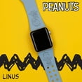 thumbnail image 2 of Peanuts Classic Engraved Silicone Watch Band Compatible with Apple Watch - 38/40/41mm(42mm Series 10/11) Linus by Affinity Bands, 2 of 3