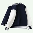 thumbnail image 6 of WOYY Toddler Boys Baseball Jacket Color Block Sweatshirt Casual Bomber Jacket, Sizes 3-4T, 6 of 6