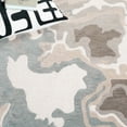 thumbnail image 5 of SAFAVIEH Rodeo Mario Abstract Wool Area Rug, Ivory/Gray, 8' x 10', 5 of 7