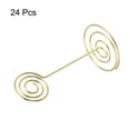 thumbnail image 3 of Table Number Holders 85mm Tall 40mm Base Width Circle Golden, 24 Pieces, 3 of 5