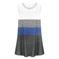 thumbnail image 5 of Summer Tank Tops For Women Sevevn Fashion Women Round Neck Printing Oversized Sleeveless T-Shirt Loose Tank Top Blouse Wide Strap Tank Tops For Women, 5 of 5