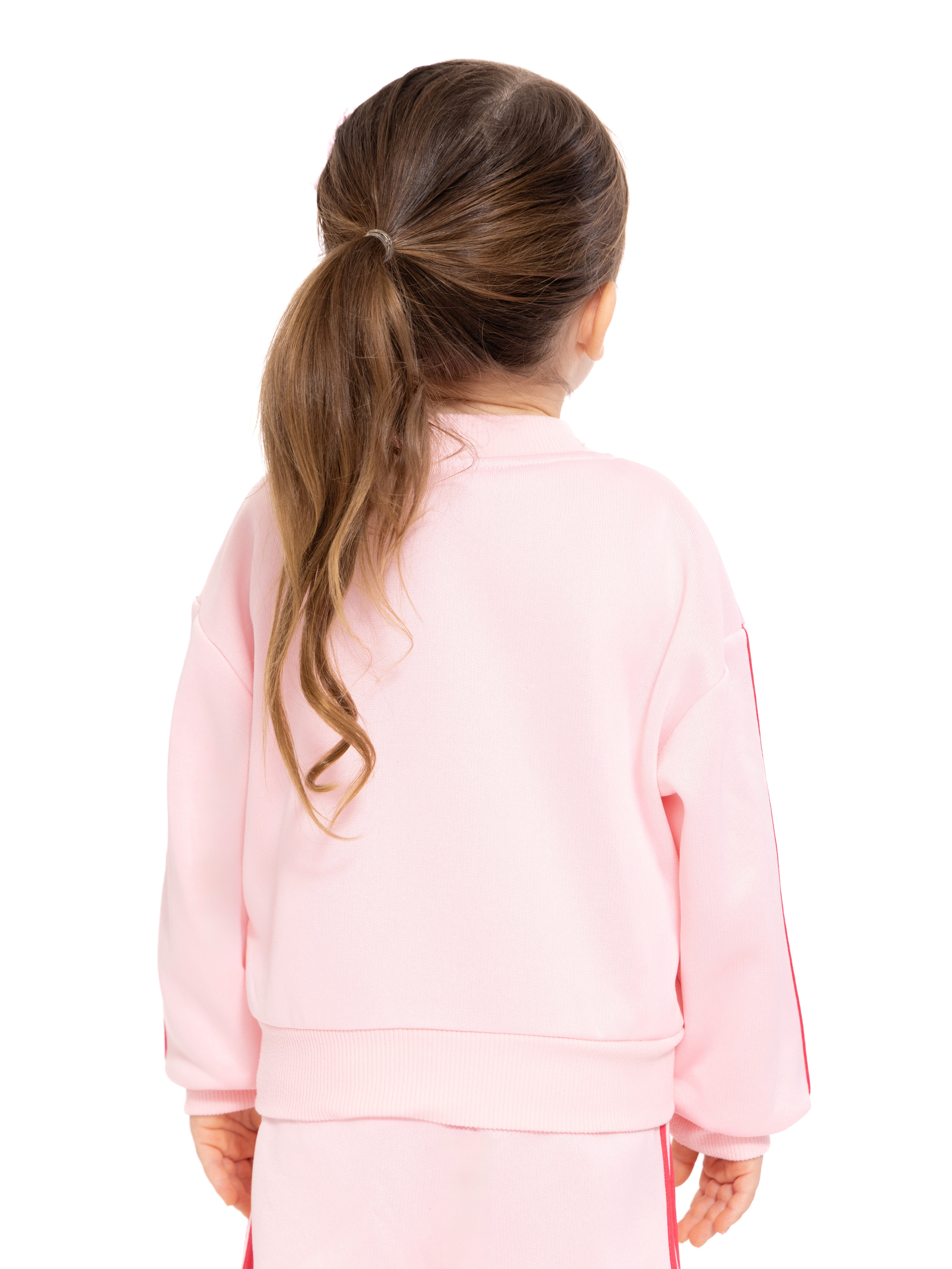 Wonder Nation Toddler Girls Full Zip Athletic Jacket, Sizes 12M-5T