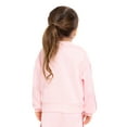 thumbnail image 5 of Wonder Nation Toddler Girls Full Zip Athletic Jacket, Sizes 12M-5T, 5 of 7