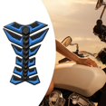 thumbnail image 6 of Motorcycle Tank Sticker Gas Tank Protector Fuel Decal 3D Rubber Fish Bone Design for Universal Motorcycle Styling, 6 of 9