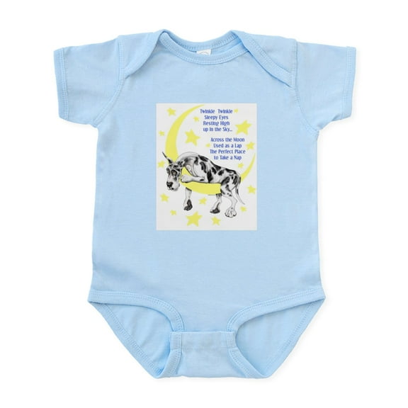 CafePress - Great Dane Harle Twinkle Infant Bodysuit - Baby Light Bodysuit, Size Newborn - 24 Months