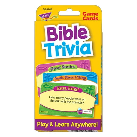 UPC: 0078628247022 | Bible Trivia Challenge Cards – Educational – 1 Piece