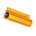 thumbnail image 3 of Resistencia de potencia revestida de aluminio dorado 3X Resistencia 100 W, 4 ohmios 4R, 3 of 3