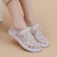 thumbnail image 5 of YOUYEDIAN Sneakers for Women Versatile Mesh Knit Comfortable Flat Sneakers Casual Breathable Slip On Fashion Print Walking Shoes, 5 of 5